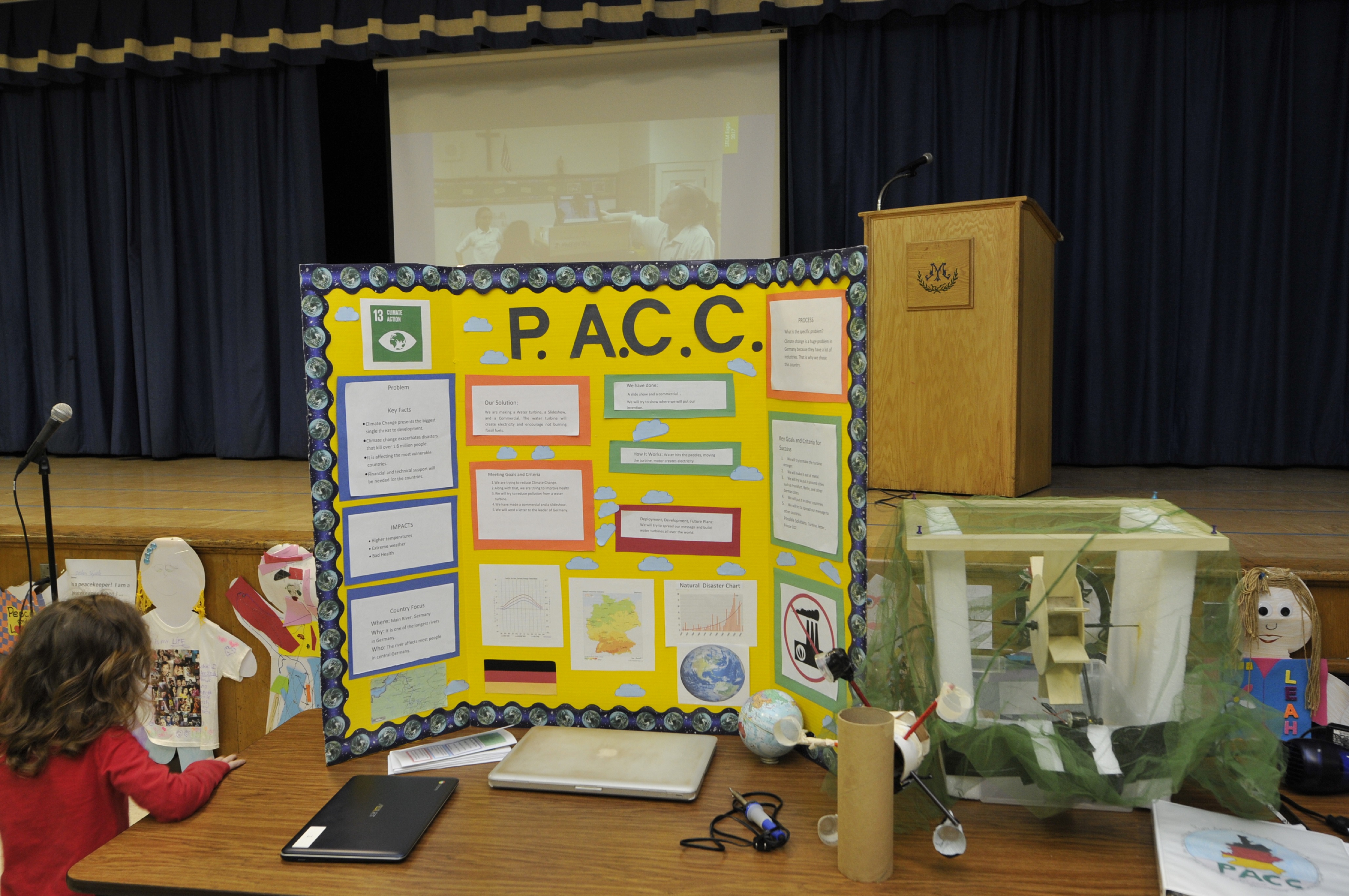 PVSC Participates In Queen Of Peace STEM Expo