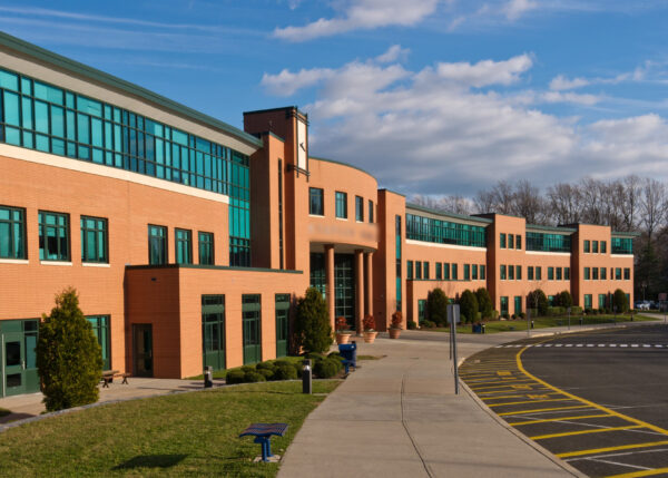 photo: facade of a large school