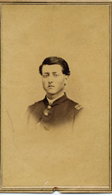 1st Lieutenant Alexander D. Hamilton, 2nd NJ Cavalry, Photographer: Black, Natchez, MS