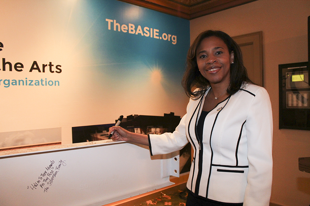 Count Basie Center for the Arts Last Beam Signing - Link - https://www.state.nj.us/state/sos-secretary-in-the-community-2018-0927.shtml