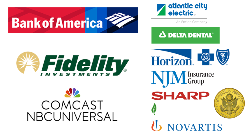 Sponsor logos for the Volunteer Conference