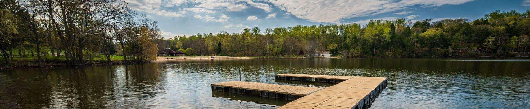 Boat dock at Swartswood State Park