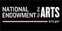 NEA Horizontal Logo White on Black with Color