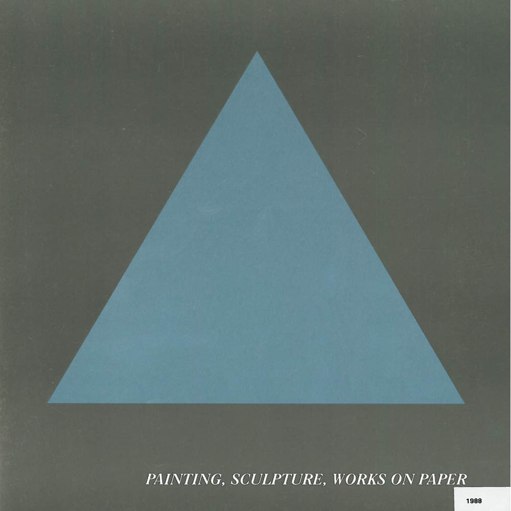 1988 Painting, Sculpture, and Works on Paper