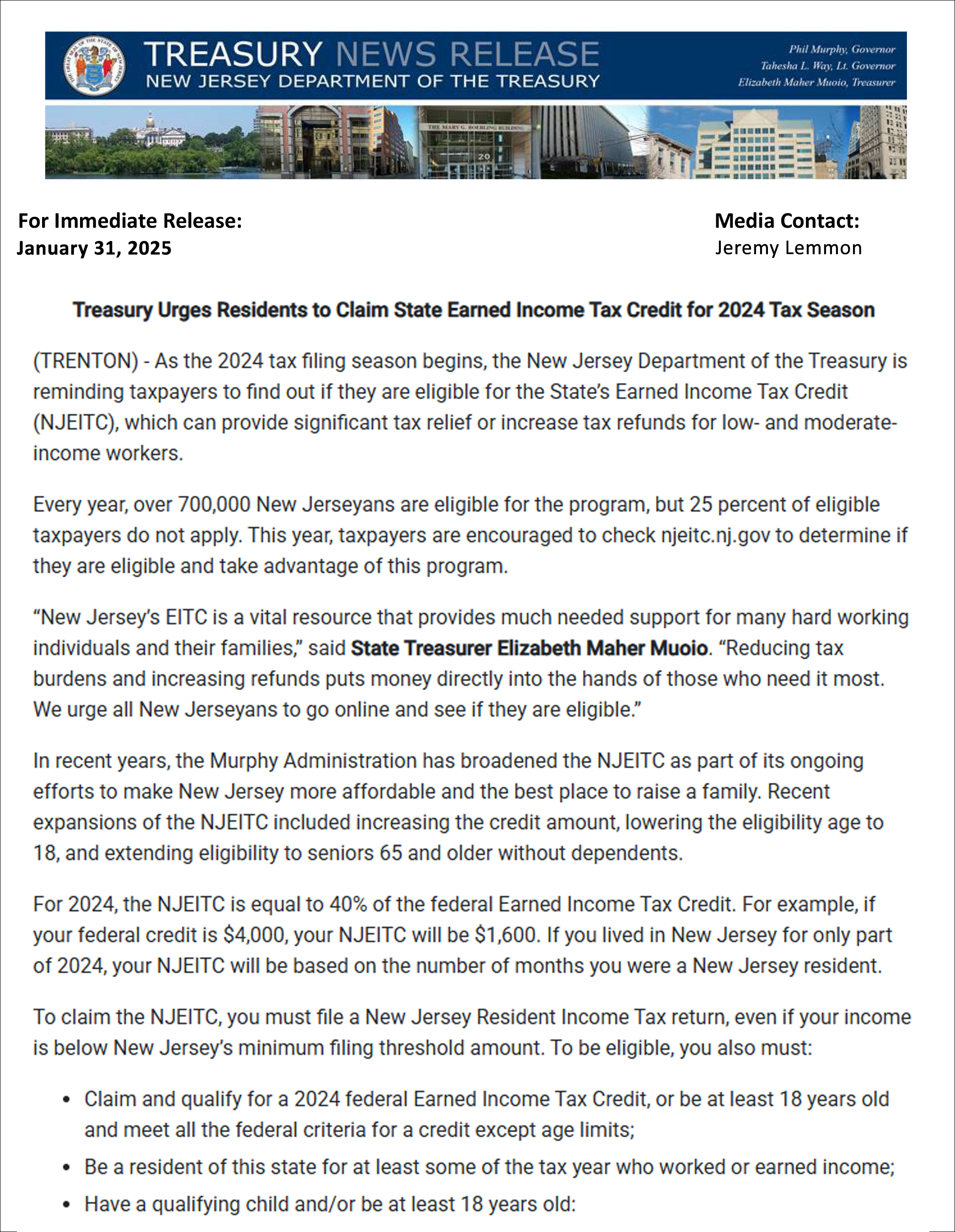 Press Release