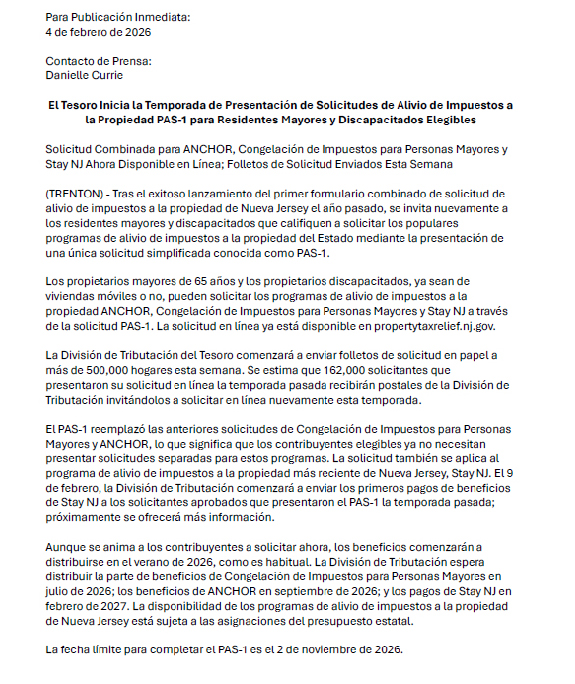Press Release - Spanish
