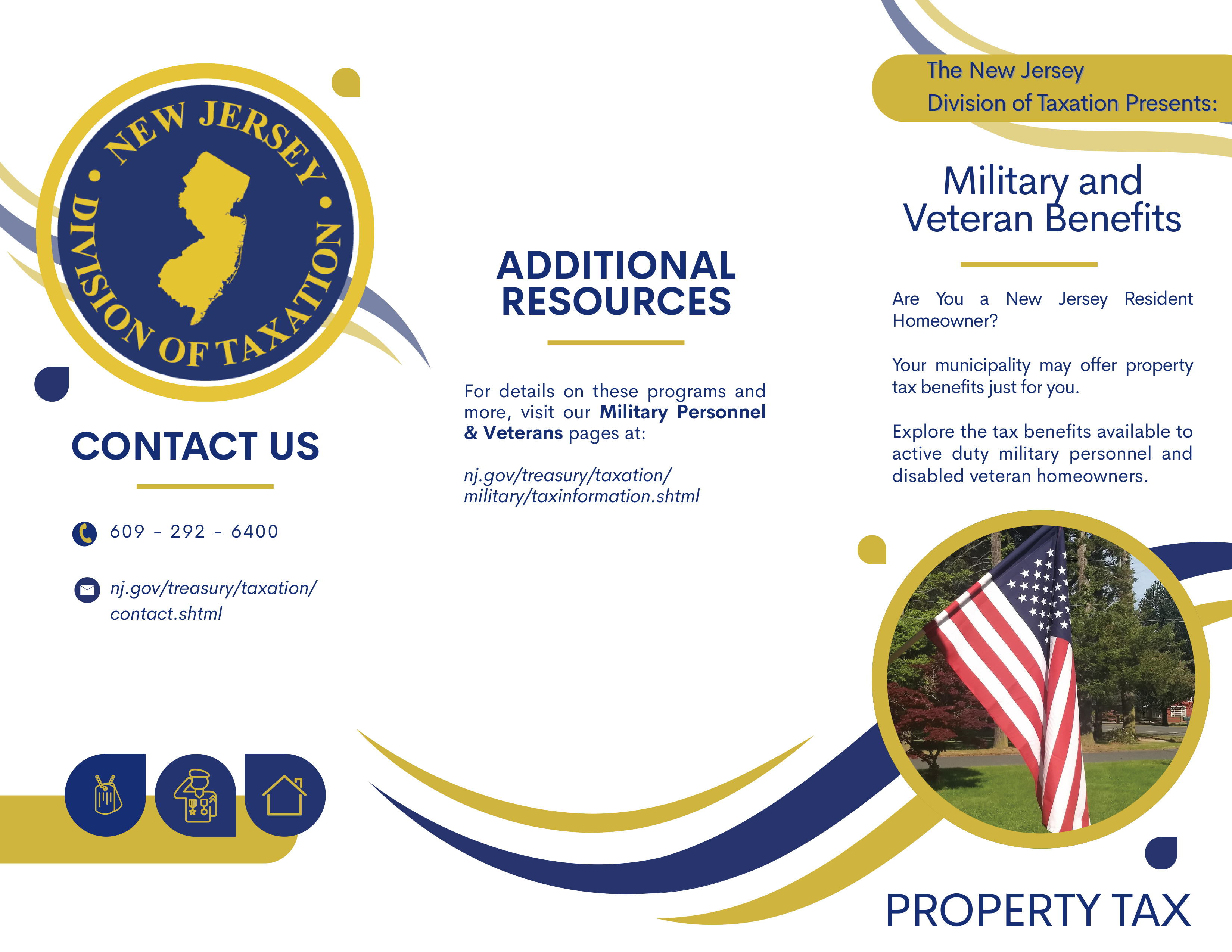 NJ Veteran Tax Benefits - Property Tax Relief