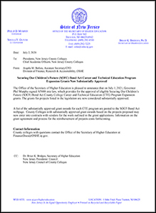 SOFC Bond Act Appropriations Bill