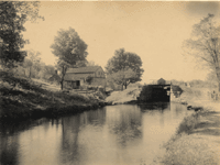 "Lock 2 East near Lake Hopatcong." [actually at Wharton]